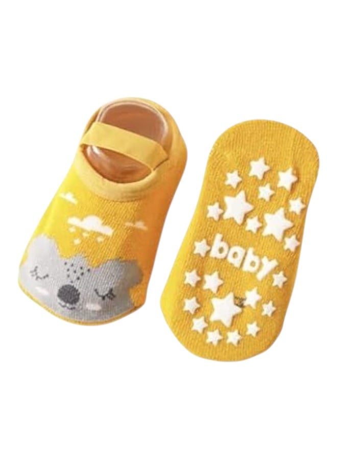 Genaric شراب أطفال من القطن مانعة للانزلاق مع رسومات كرتونية للأولاد والبنات،small  3-36 شهر، موديل 373 - Image 1